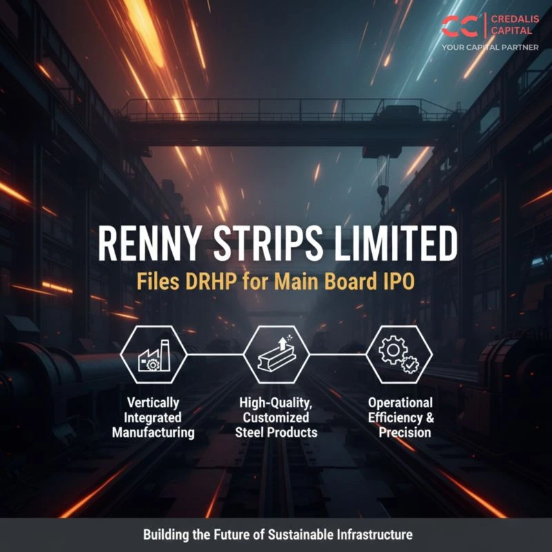 Renny Strips Limited, manufacturer of structural steel products has officially filed its Draft Red Herring Prospectus (DRHP) for a Main Board IPO.