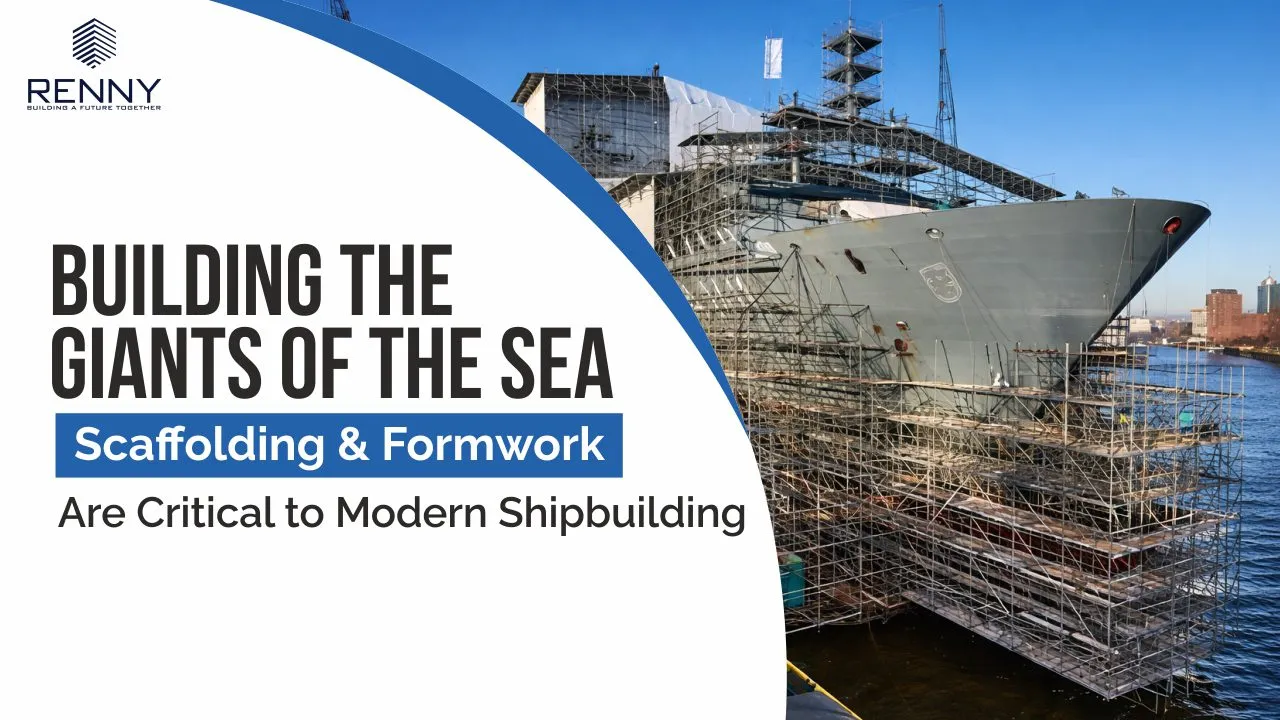 Building the Giants of the Sea: Why Scaffolding & Formwork Are Critical to Modern Shipbuilding
