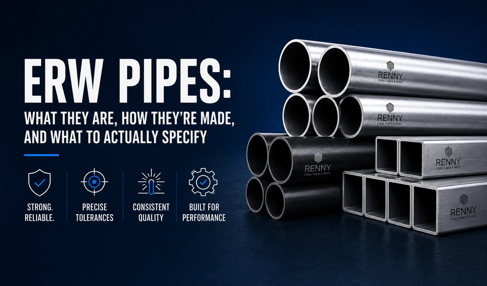ERW Steel Pipes and Tubes: Manufacturing Process, Standards, Raw Materials, Finishes, and Application Guide
