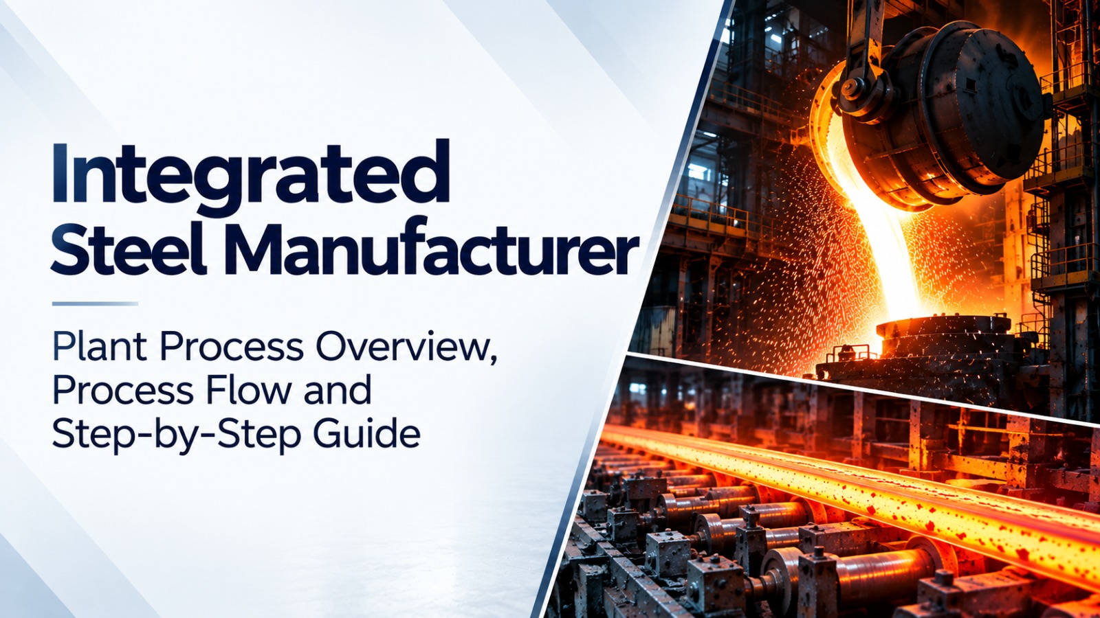 Integrated Steel Manufacturer: Plant Process Overview, Process Flow and Step-by-Step Guide